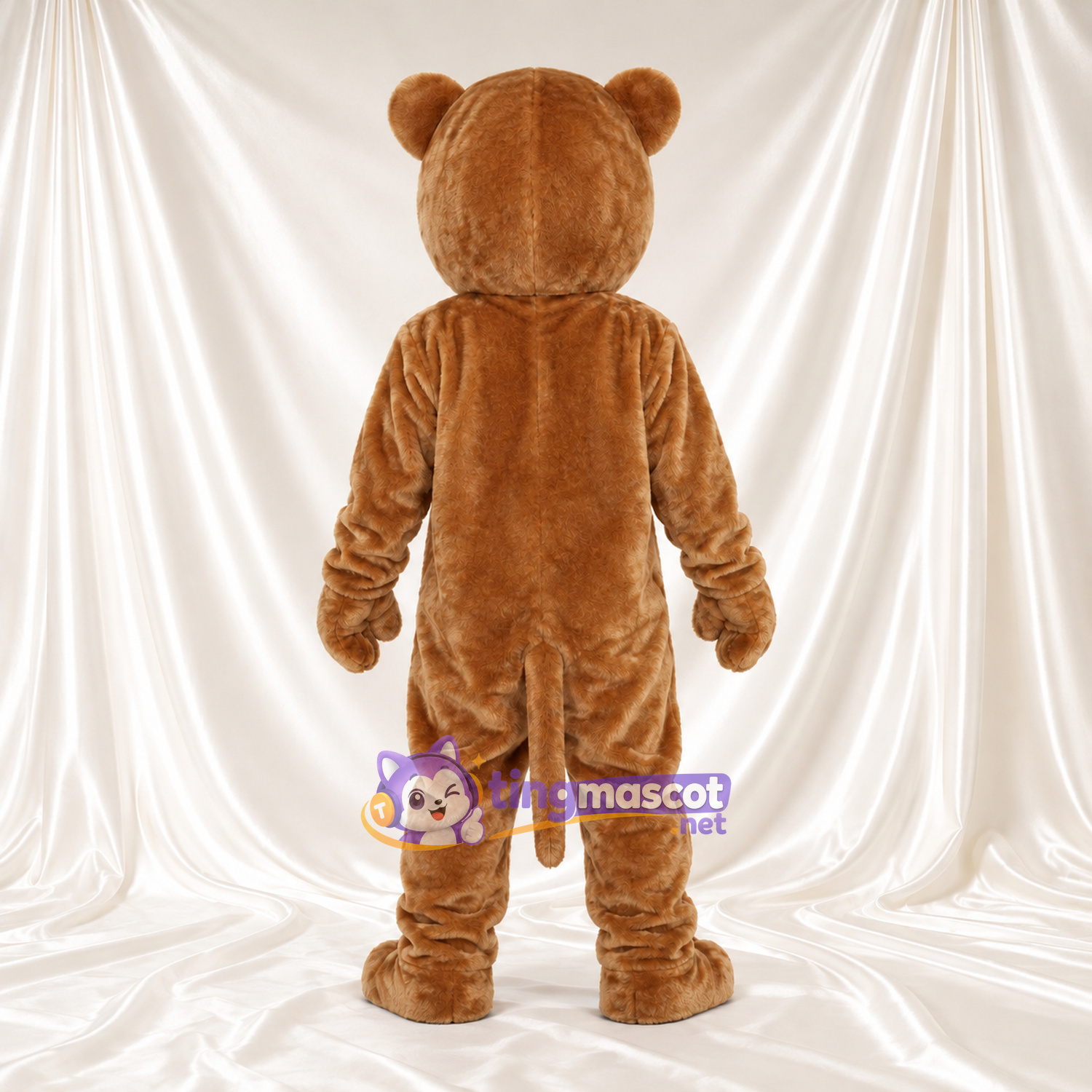 Brown Cougar Mascot Costume - Green Eyes and Pink Nose Brown Cougar Mascot Costume - Green Eyes and Pink Nose