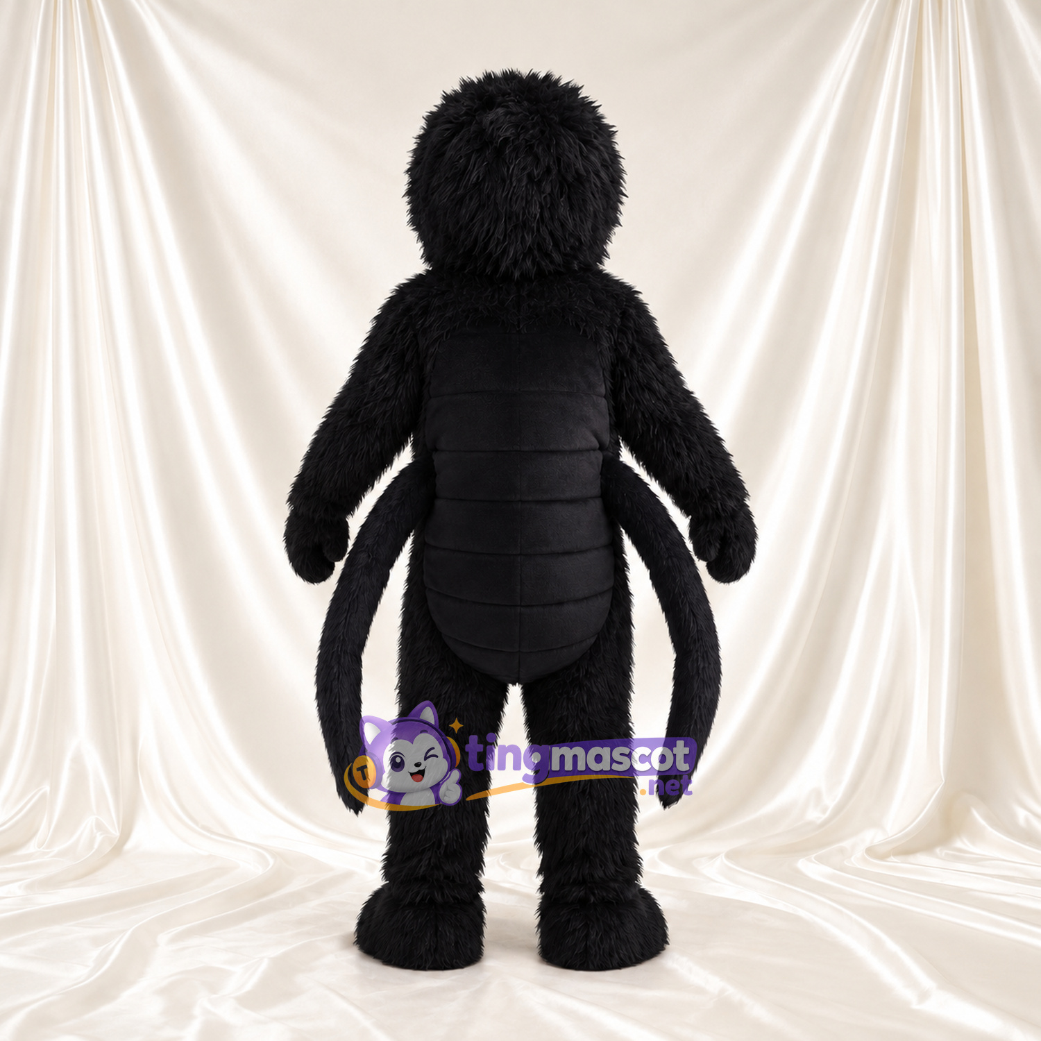 Costume de mascotte Araignée – noir – Jambes (long) Costume de mascotte Araignée – noir – Jambes (long)