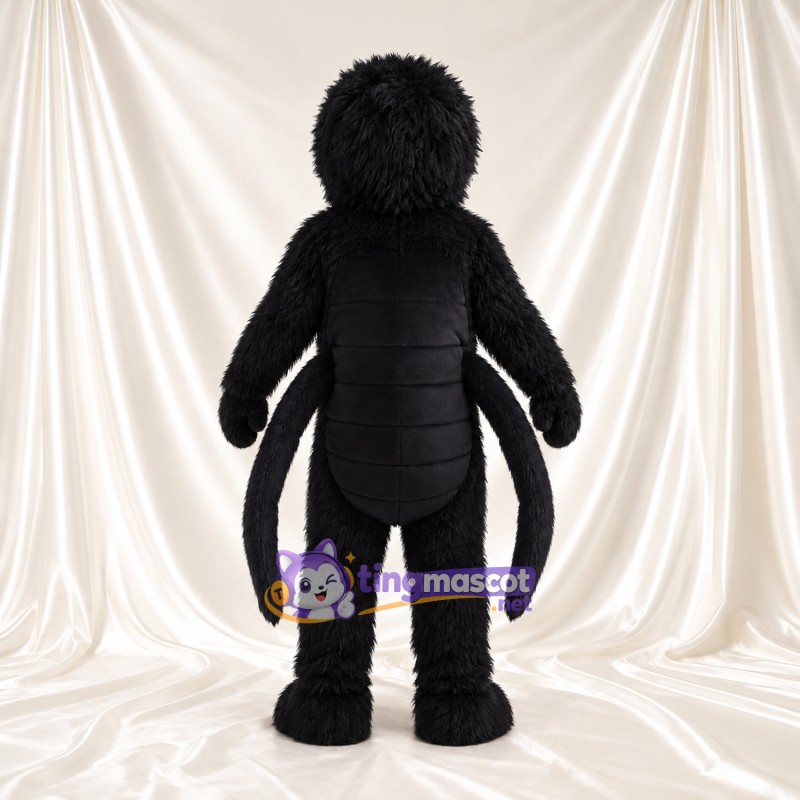 Costume de mascotte Araignée – noir – Jambes (long) Costume de mascotte Araignée – noir – Jambes (long)