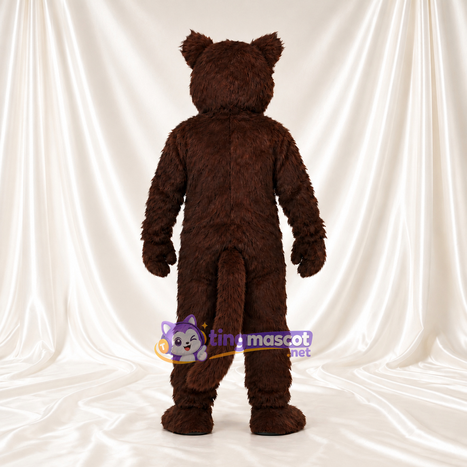 Maskottchenkostüm Werwolf – braun – Schnauze Maskottchenkostüm Werwolf – braun – Schnauze