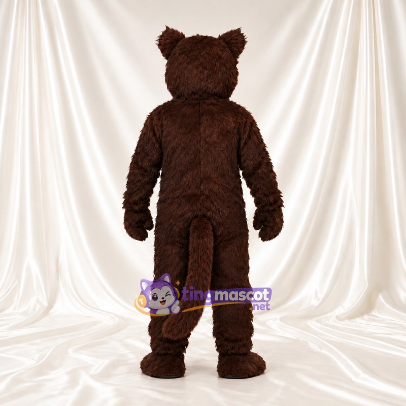 Maskottchenkostüm Werwolf – braun – Schnauze Maskottchenkostüm Werwolf – braun – Schnauze