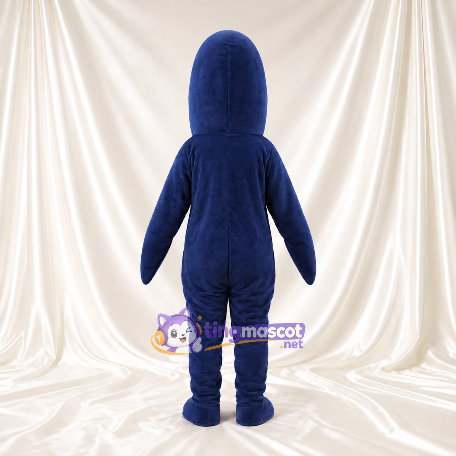 Blue Shark Mascot Costume - White Belly and Open Toothy Mouth Blue Shark Mascot Costume - White Belly and Open Toothy Mouth