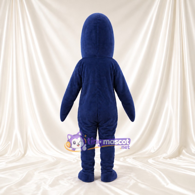 Blue Shark Mascot Costume - White Belly and Open Toothy Mouth Blue Shark Mascot Costume - White Belly and Open Toothy Mouth