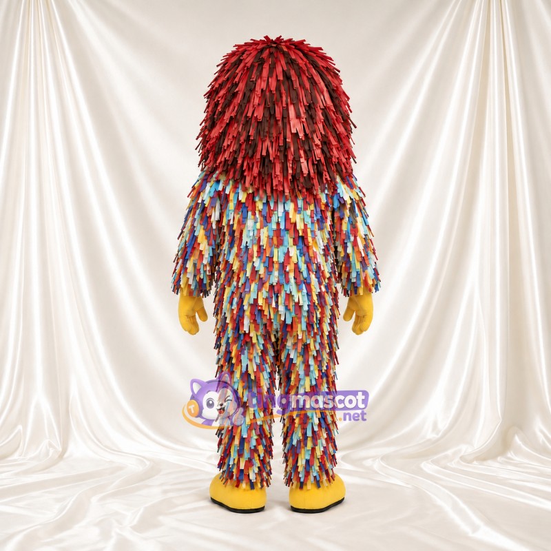 Maskottchenkostüm Monster – bunt – Gesicht (grün); Hände (gelb) Maskottchenkostüm Monster – bunt – Gesicht (grün); Hände (gelb)
