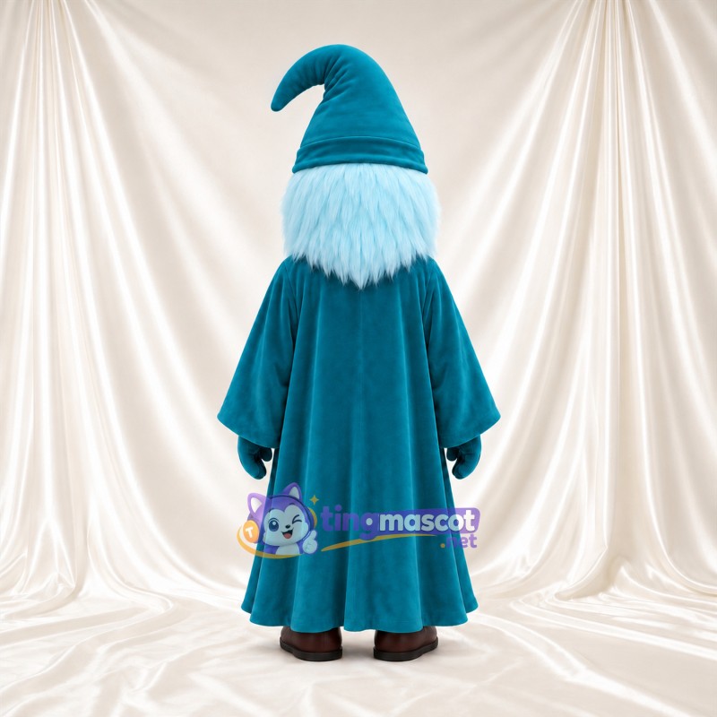 Costume de mascotte Magicien – selon la photo – Tunique longue (bleu canard); Lunettes (grand) Costume de mascotte Magicien – selon la photo – Tunique longue (bleu canard); Lunettes (grand)