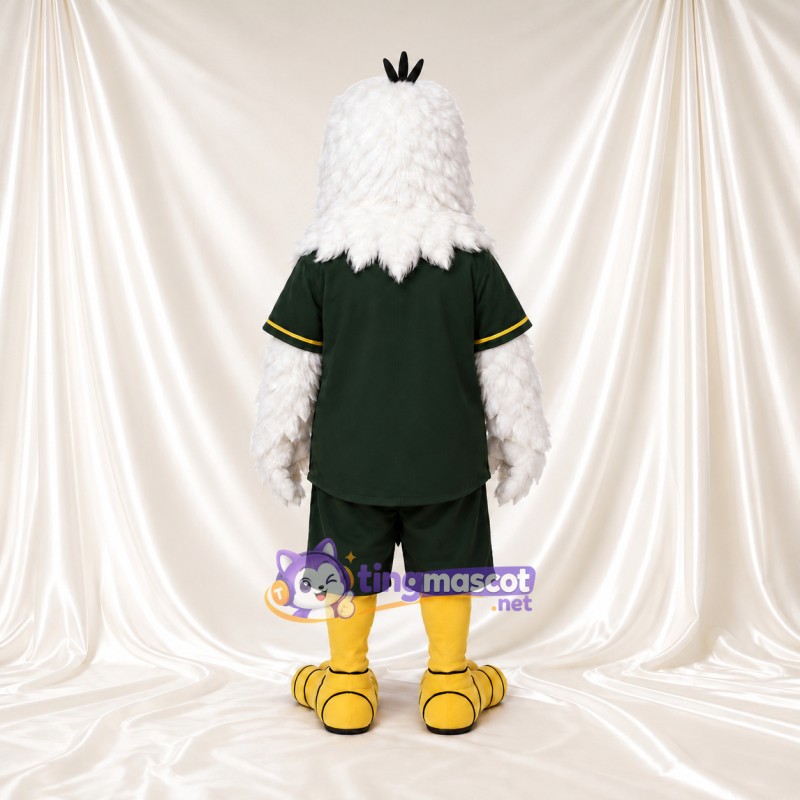 Costume de mascotte Aigle – blanc – Uniforme (vert) Costume de mascotte Aigle – blanc – Uniforme (vert)