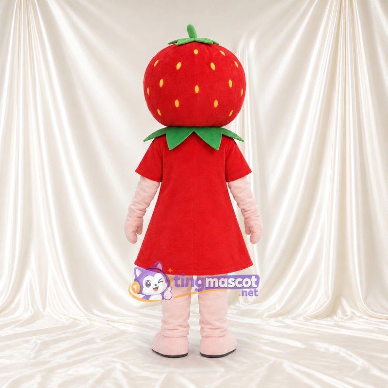 Maskottchenkostüm Erdbeere – wie abgebildet – Kleid (rot) Maskottchenkostüm Erdbeere – wie abgebildet – Kleid (rot)