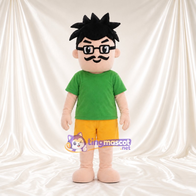 Costume de mascotte Garçon – selon la photo – Lunettes (noir); Short (jaune) Costume de mascotte Garçon – selon la photo – Lunettes (noir); Short (jaune)