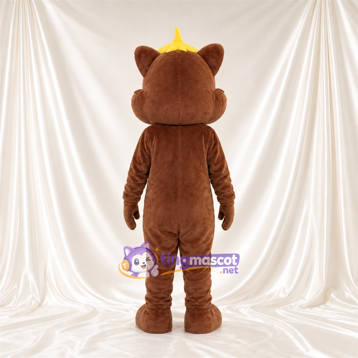 Brown Chipmunk Mascot Costume - Yellow Forelock and Cream Belly Brown Chipmunk Mascot Costume - Yellow Forelock and Cream Belly