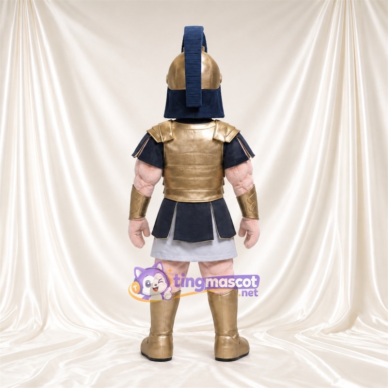 Costume de mascotte Guerrier romain – selon la photo – Armure (doré); Jupe Costume de mascotte Guerrier romain – selon la photo – Armure (doré); Jupe
