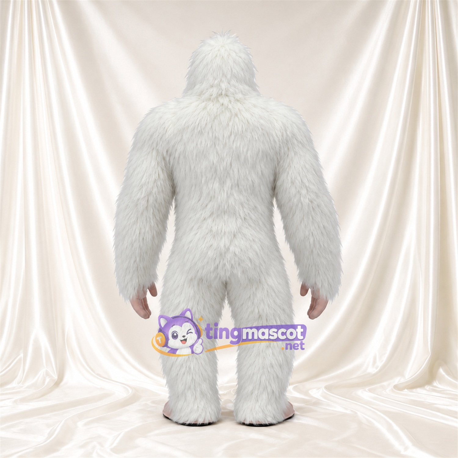 Costume de mascotte Gorille – blanc – Torse (rose, musclé) Costume de mascotte Gorille – blanc – Torse (rose, musclé)