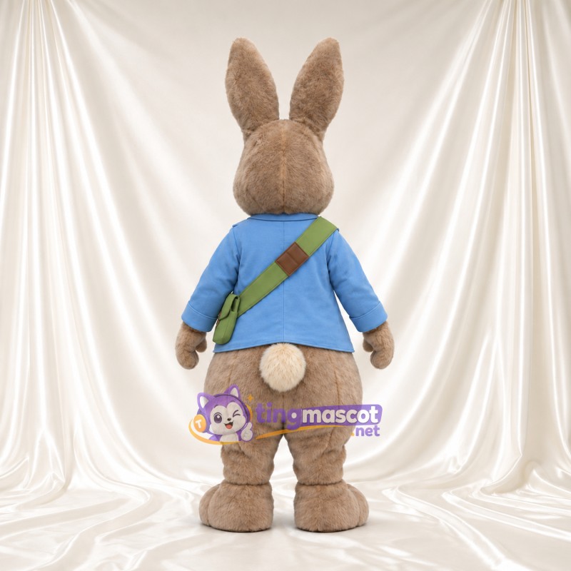 Costume de mascotte Peter Rabbit – selon la photo – Veste (bleu); Bandoulière (vert, marron) Costume de mascotte Peter Rabbit – selon la photo – Veste (bleu); Bandoulière (vert, marron)