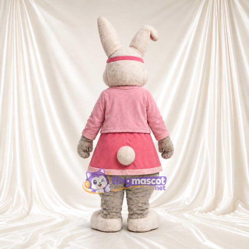Maskottchenkostüm Lily Bobtail – wie abgebildet – Jacke (rosa); Kleid Maskottchenkostüm Lily Bobtail – wie abgebildet – Jacke (rosa); Kleid
