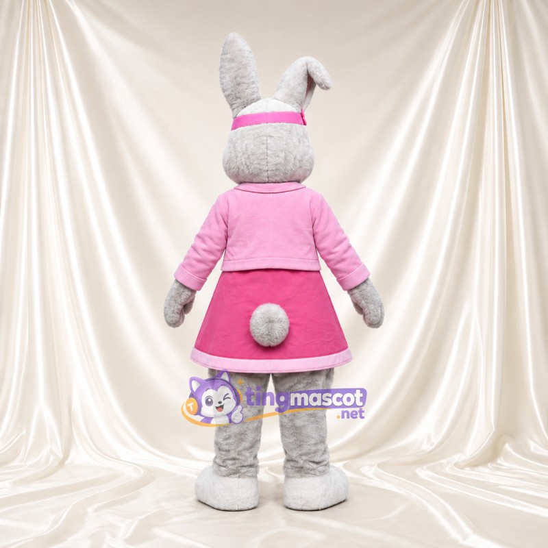 Maskottchenkostüm Lily Bobtail – wie abgebildet – Kleid (rosa); Stirnband (rosa) Maskottchenkostüm Lily Bobtail – wie abgebildet – Kleid (rosa); Stirnband (rosa)