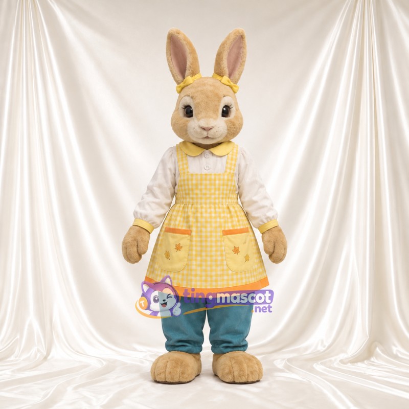 Costume de mascotte Cotton-Tail – selon la photo – Tablier (jaune); Pantalon (bleu) Costume de mascotte Cotton-Tail – selon la photo – Tablier (jaune); Pantalon (bleu)