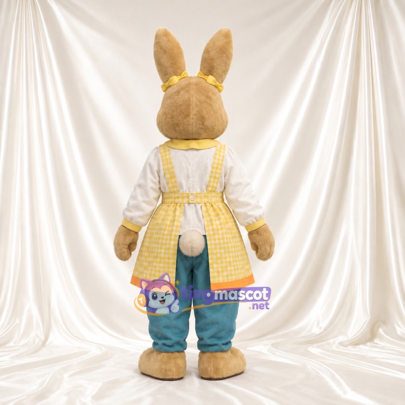 Costume de mascotte Cotton-Tail – selon la photo – Tablier (jaune); Pantalon (bleu) Costume de mascotte Cotton-Tail – selon la photo – Tablier (jaune); Pantalon (bleu)