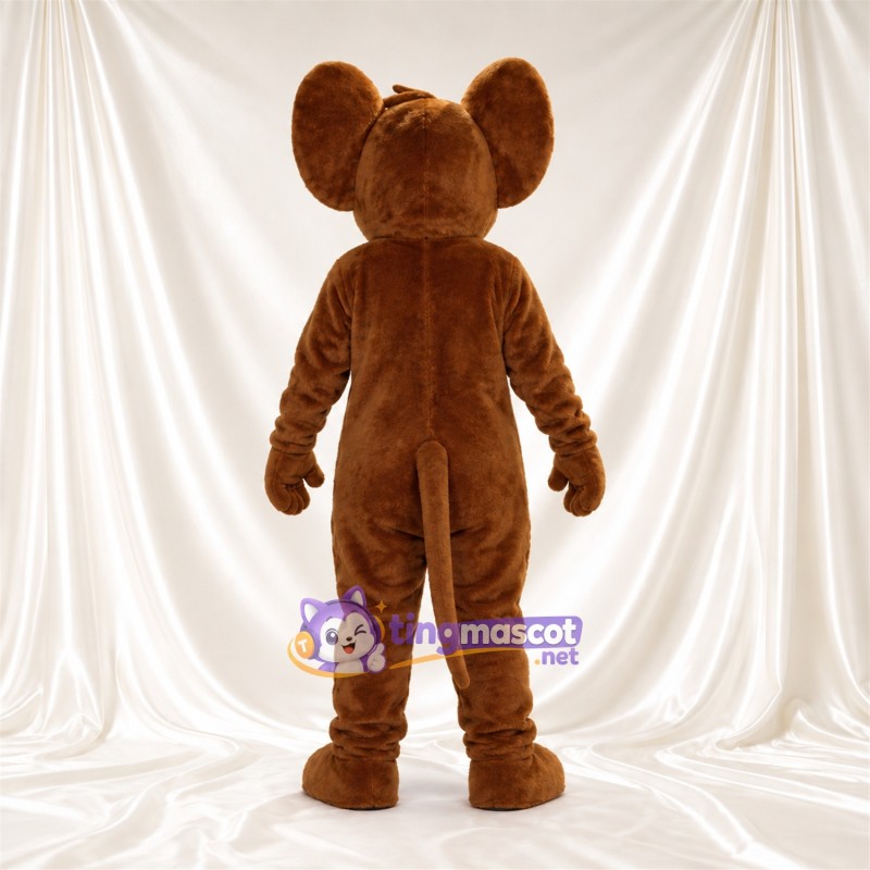 Costume de mascotte Jerry – selon la photo – Ventre (brun clair); Oreilles (grand, rose) Costume de mascotte Jerry – selon la photo – Ventre (brun clair); Oreilles (grand, rose)