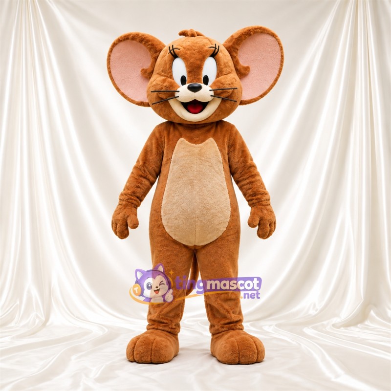 Costume de mascotte Jerry – selon la photo – Oreilles (blanc, rose) Costume de mascotte Jerry – selon la photo – Oreilles (blanc, rose)