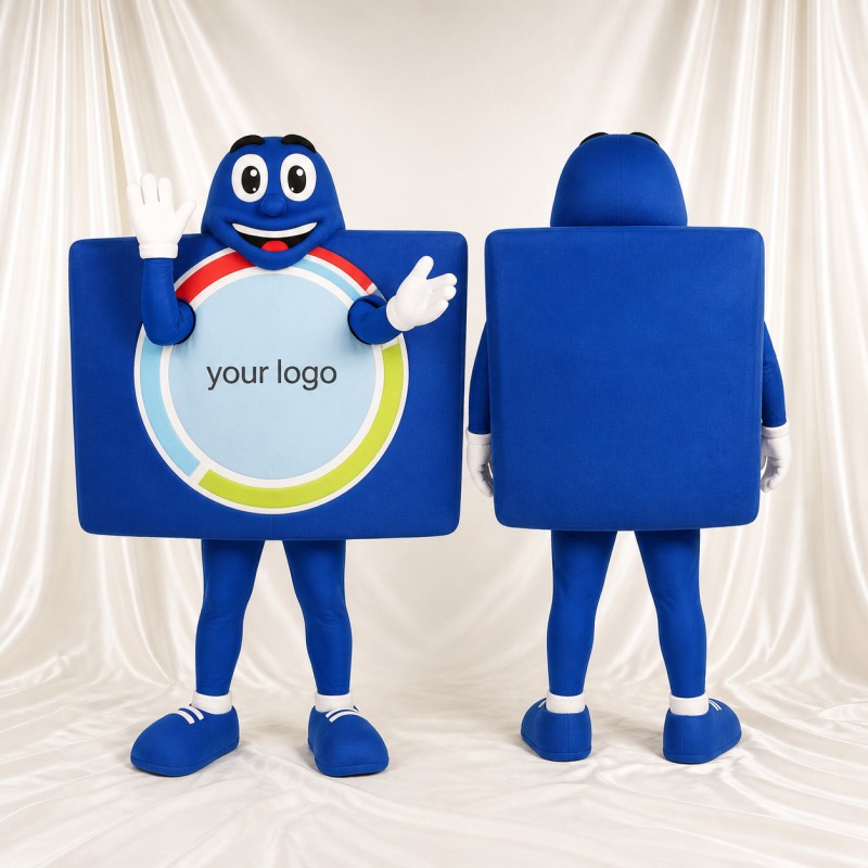 Écran d’affichage Costume de mascotte intégral pour adultes Salons professionnels