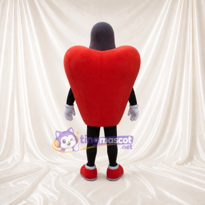 Heart Mascot Costume Full Body for Adults Charity Events