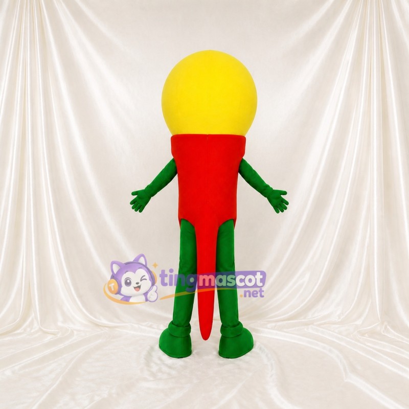 Round Head Character Mascot Costume Full Body for Adults School Events