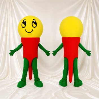 Personnage à Tête Ronde Costume de mascotte intégral pour adultes Événements scolaires