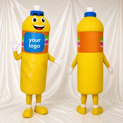 Bottle Mascot Costume Full Body for Adults Food Events