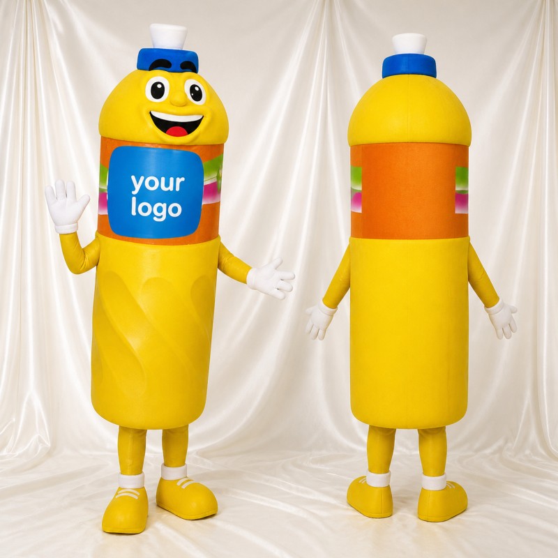 Bottle Mascot Costume Full Body for Adults Food Events