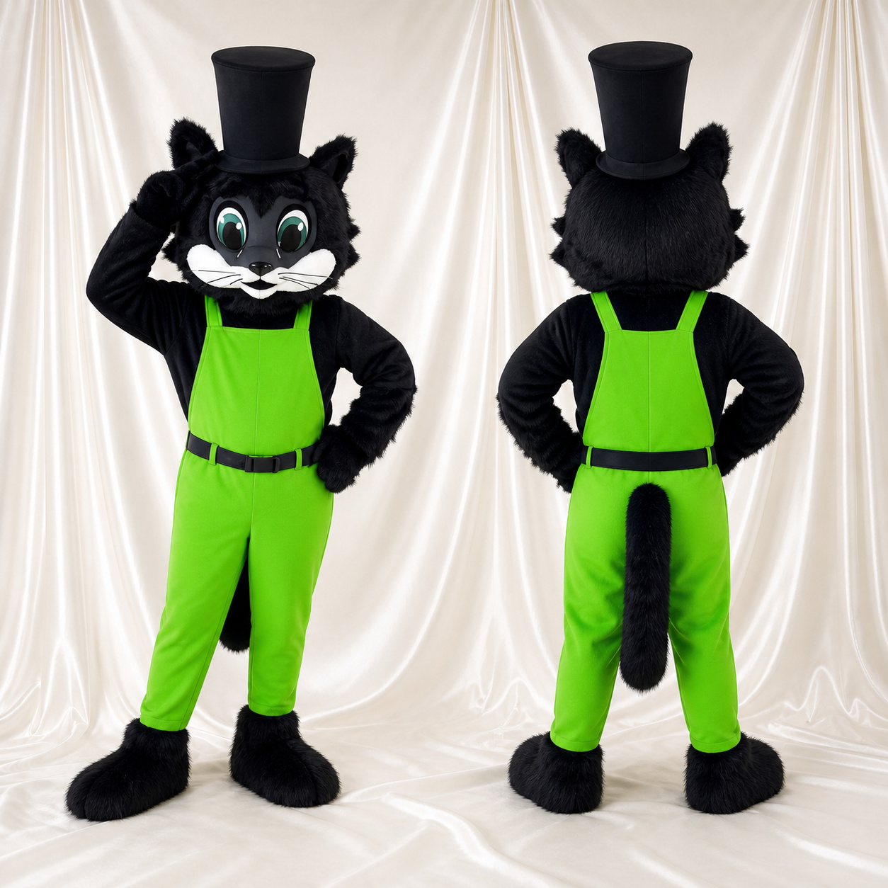 Cat Mascot Costume Full Body for Adults Stage Events Cat Mascot Costume Full Body for Adults Stage Events