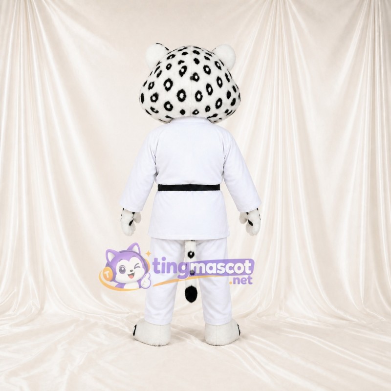 Léopard des Neiges Costume de mascotte intégral pour adultes Arts Martiaux