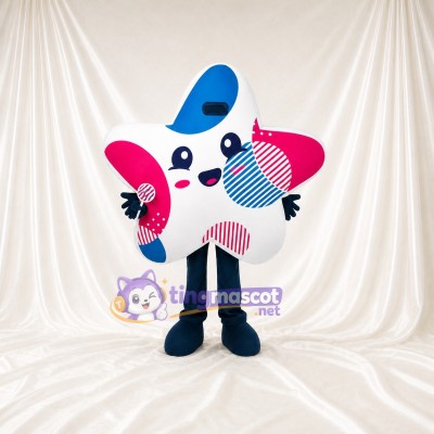 Star Mascot Costume Full Body for Adults School Events