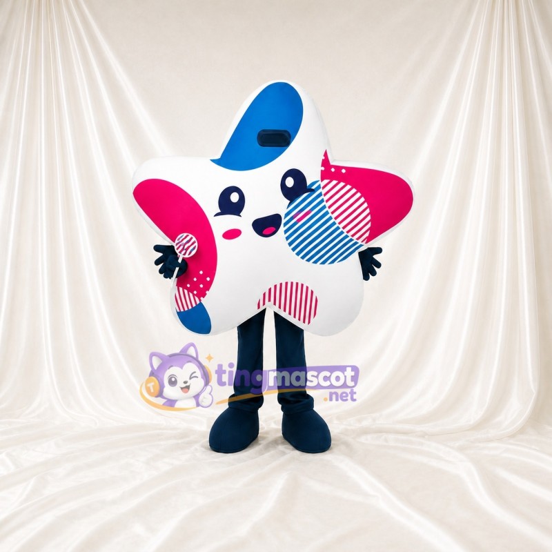 Star Mascot Costume Full Body for Adults School Events