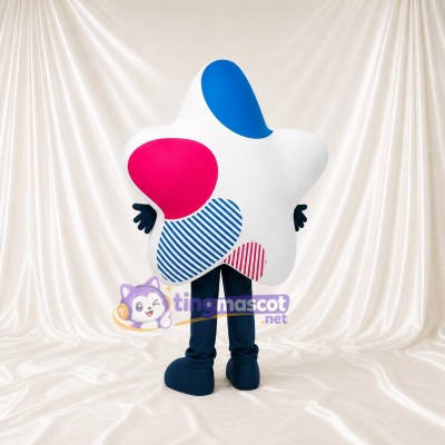 Star Mascot Costume Full Body for Adults School Events
