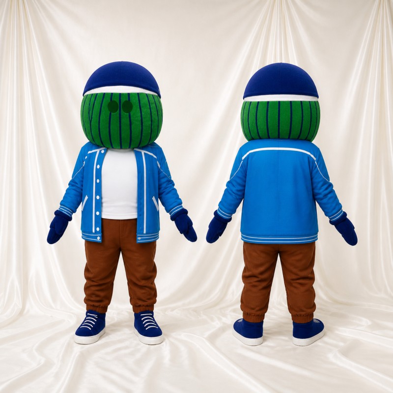 Pastèque Costume de mascotte intégral pour adultes Événements gastronomiques