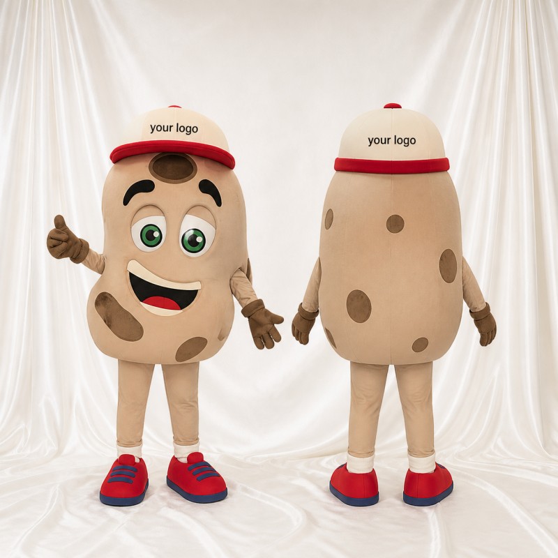 Potato Mascot Costume Full Body for Adults Food Events
