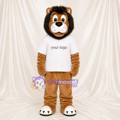 Lion Mascot Costume Full Body for Adults Sports Events