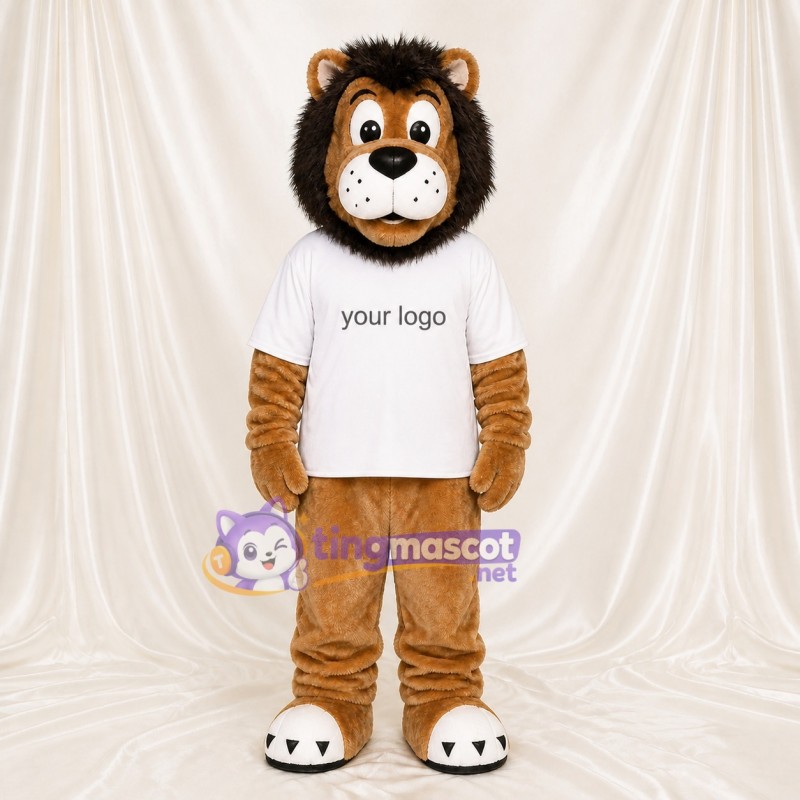 Lion Mascot Costume Full Body for Adults Sports Events