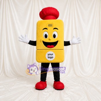 Bloc Chef Costume de mascotte intégral pour adultes Événements gastronomiques