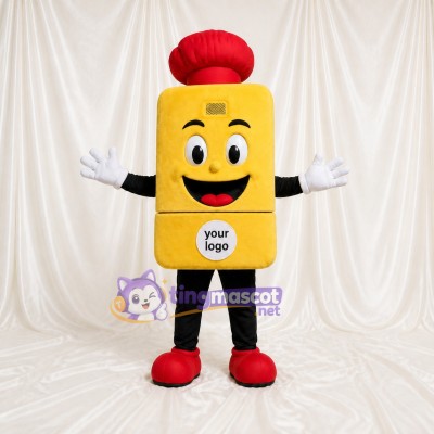 Bloc Chef Costume de mascotte intégral pour adultes Événements gastronomiques