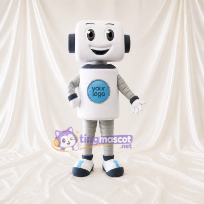 Robot Mascot Costume Full Body for Adults Tech Events