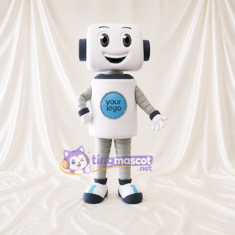 Robot Mascot Costume Full Body for Adults Tech Events