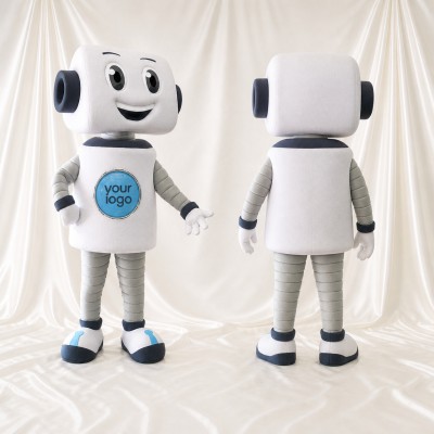Robot Mascot Costume Full Body for Adults Tech Events