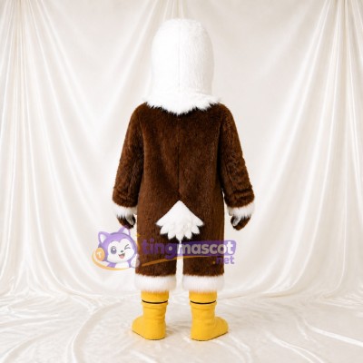 Bald Eagle Mascot Costume Full Body for Adults Sports Events