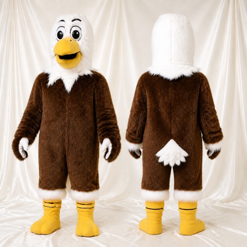 Bald Eagle Mascot Costume Full Body for Adults Sports Events