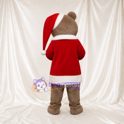 Christmas Bear Mascot Costume Full Body for Adults Christmas