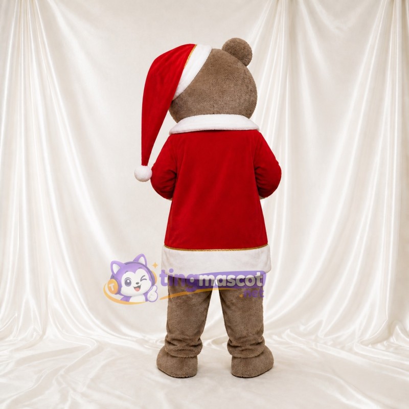 Christmas Bear Mascot Costume Full Body for Adults Christmas