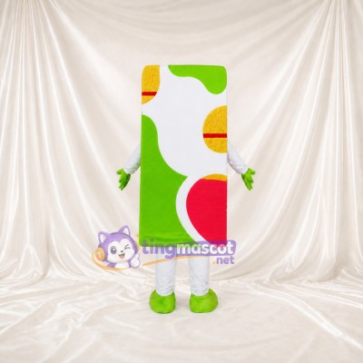 Display Panel Mascot Costume Full Body for Adults Trade Shows