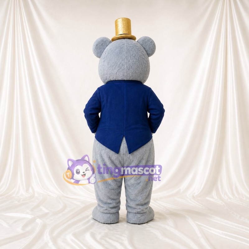 Gentleman Bear Mascot Costume Full Body for Adults Stage Events