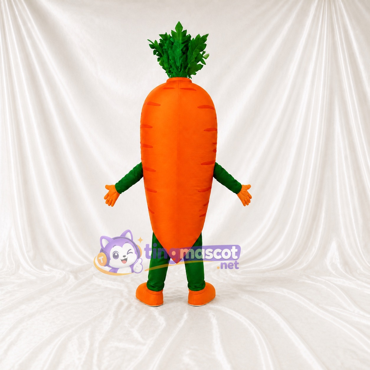 Carrot Mascot Costume Full Body for Adults Food Events Carrot Mascot Costume Full Body for Adults Food Events