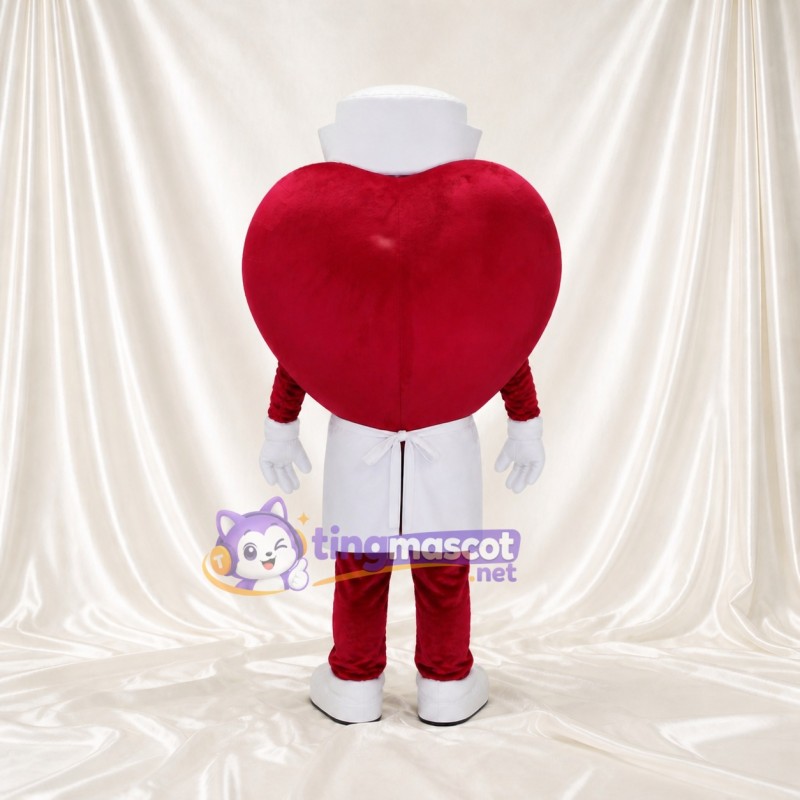 Medical Heart Mascot Costume Full Body for Adults Charity Events